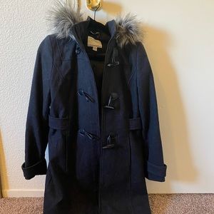 Grey Pea Coat size